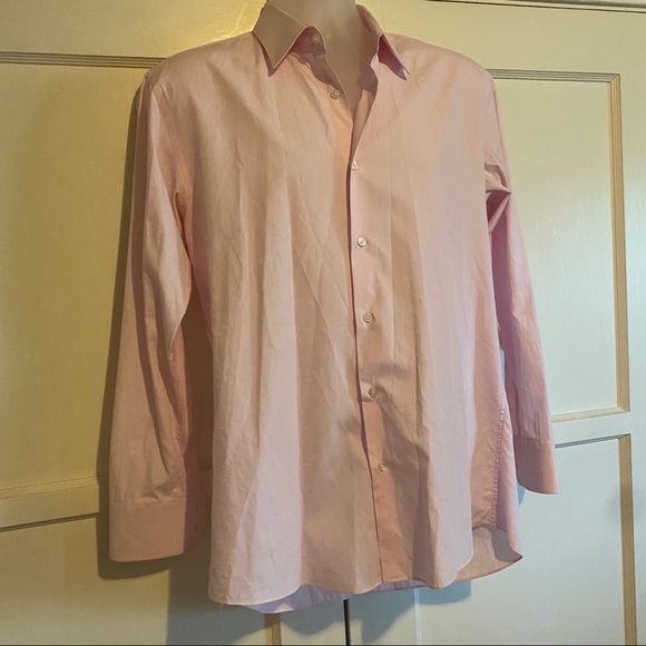 BOSS Hugo Boss Light Pink Dress Shirt 16 1/2 34/35 - Picture 2 of 12